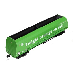 HRA Bogie Hopper DB Cargo Green ‘Freight belongs on rail.’