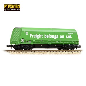 HRA Bogie Hopper DB Cargo Green ‘Freight belongs on rail.’ (FOUR P