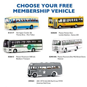 Bachmann Collectors Club EFE Membership FREE Bus Selection